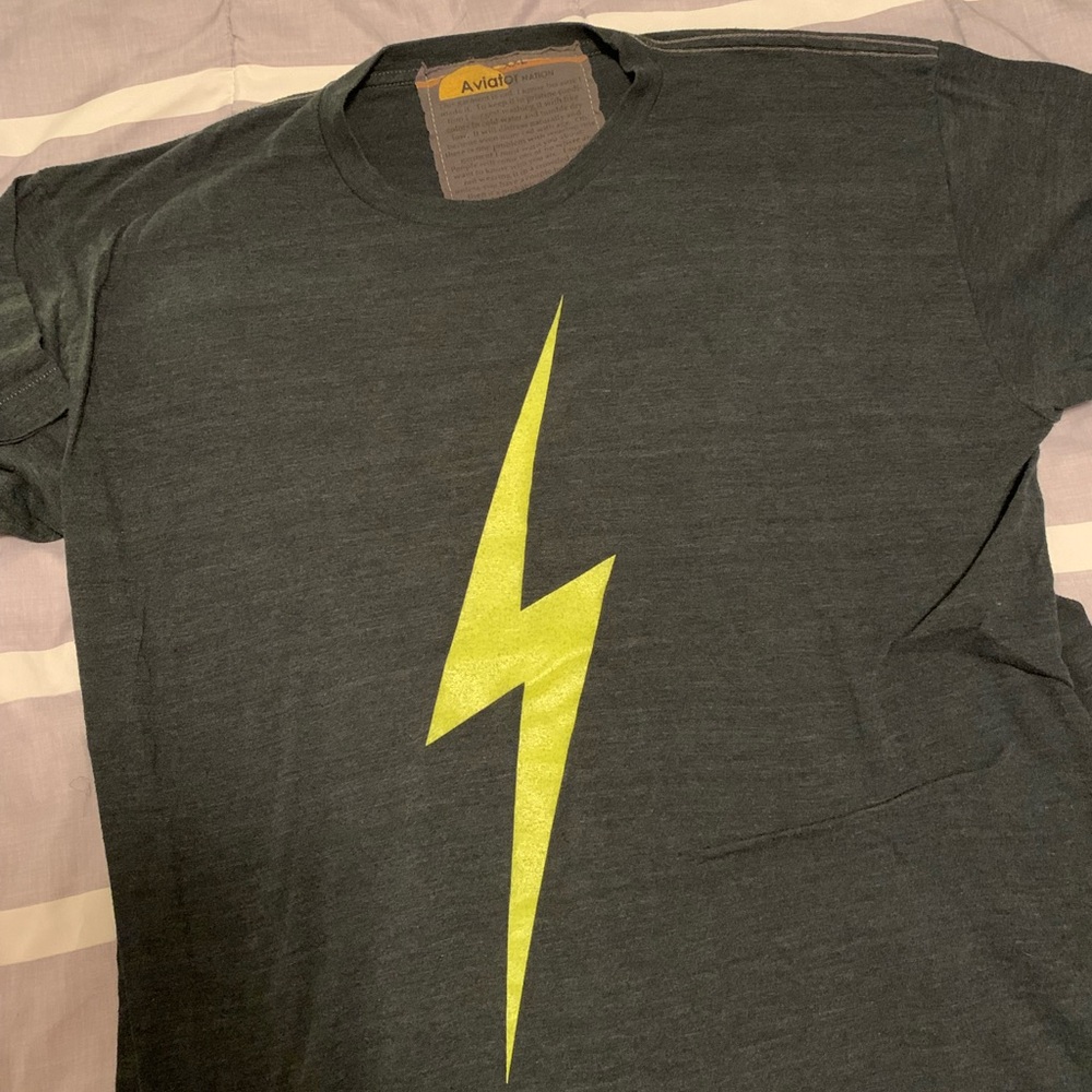 Aviator Nation Rad Energy Bolt T Shirt XXL